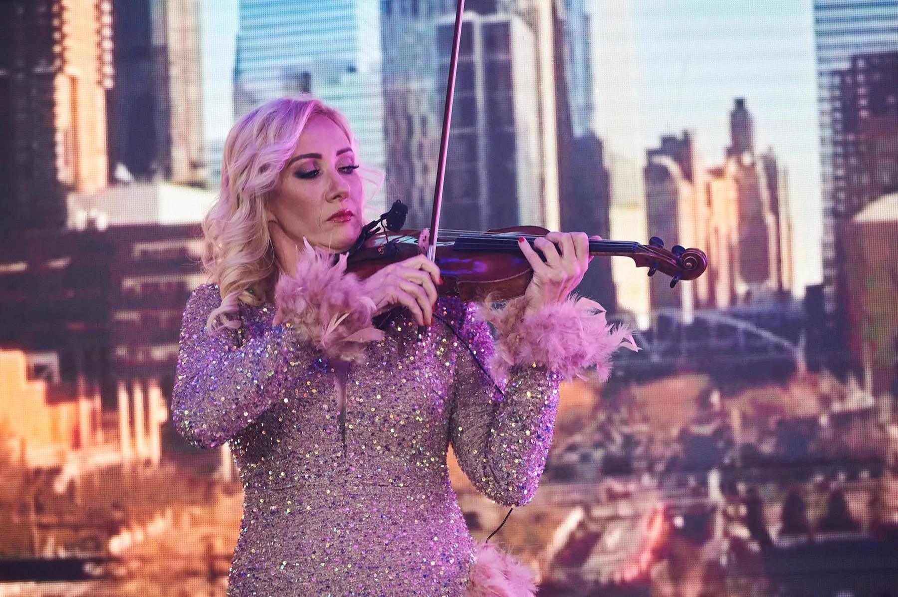Patrycja Piekutowska podczas koncertu